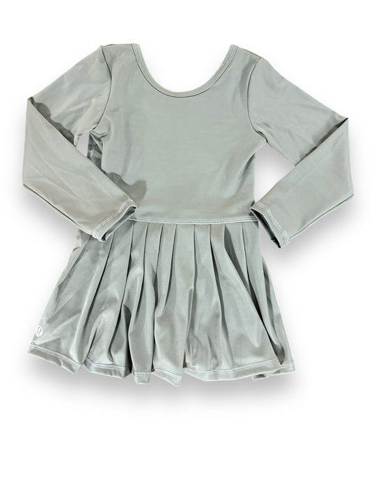 Gray Pleated Skort Dress