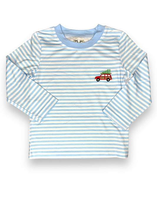 Boys Christmas Car Shirt