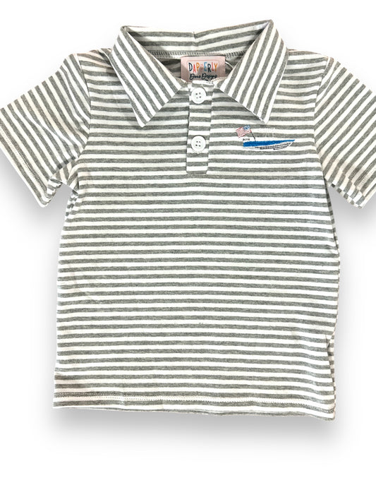 American Flag Speed Boat Polo