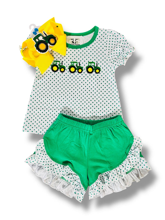 Girl Deere Short Set