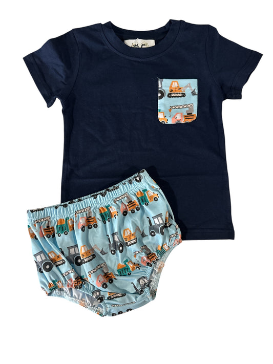 Construction Site Diaper Set