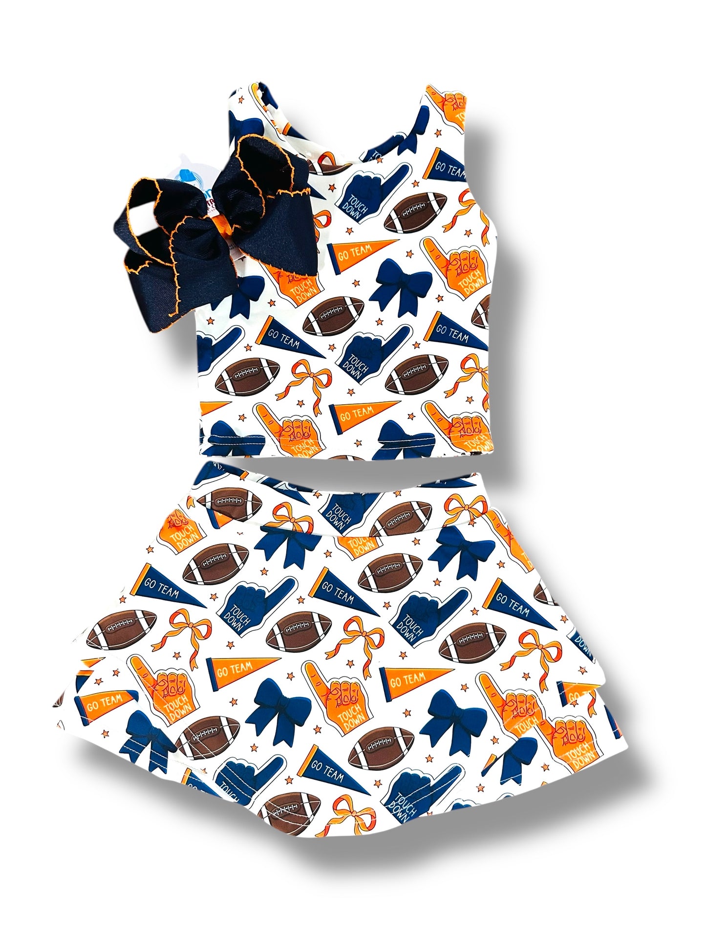 Navy and Orange Spirit Set