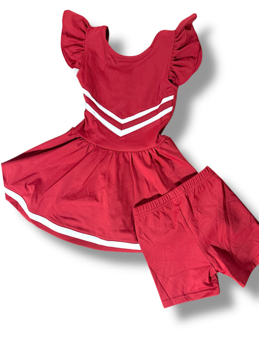 Crimson Cheer Dress