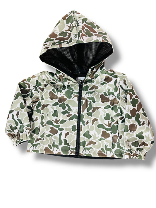 Animal Camo Boy Rain Jacket