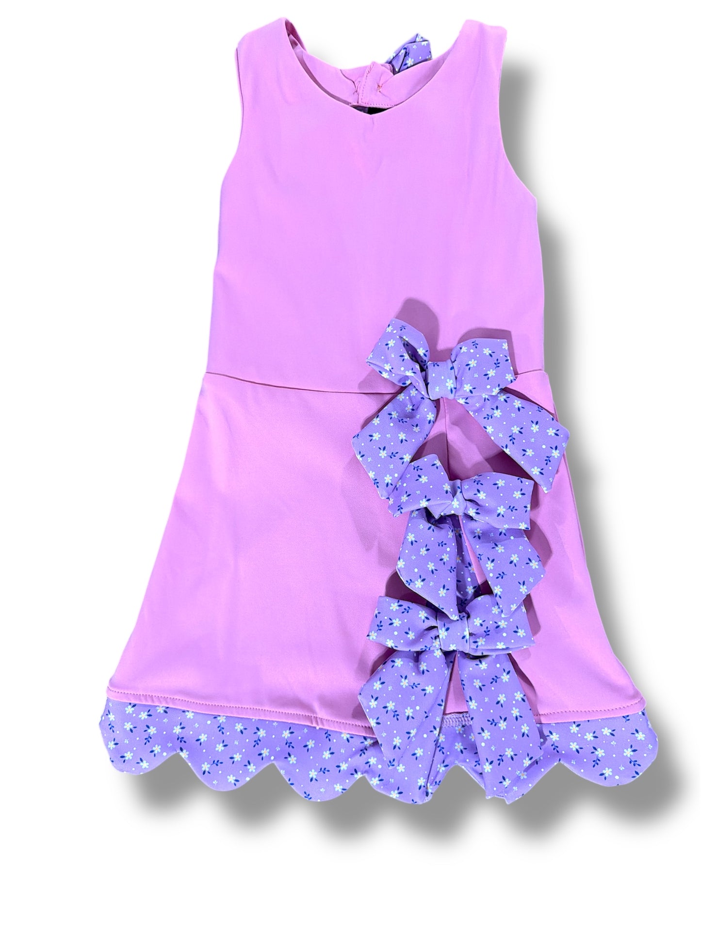 Pink Bow Athletic Dress