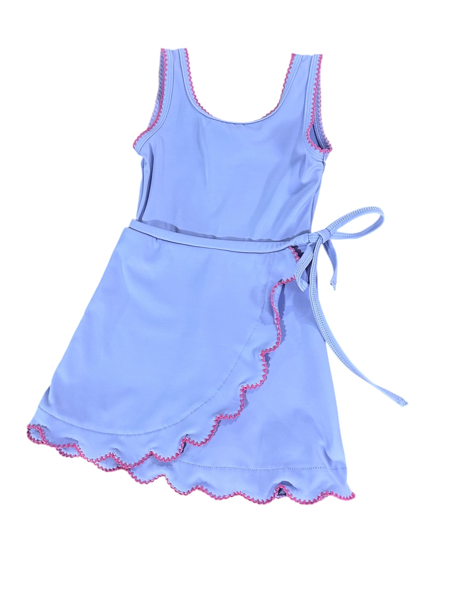 Purple Apron Dress