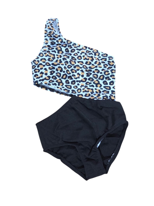 Family Cheetah Swim: Girl 1 pc