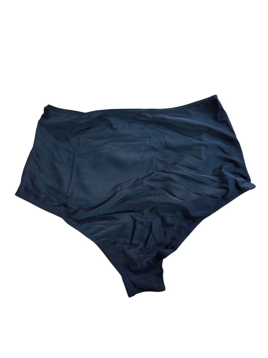 Family Cheetah Swim: Womens Black highwaist bottoms