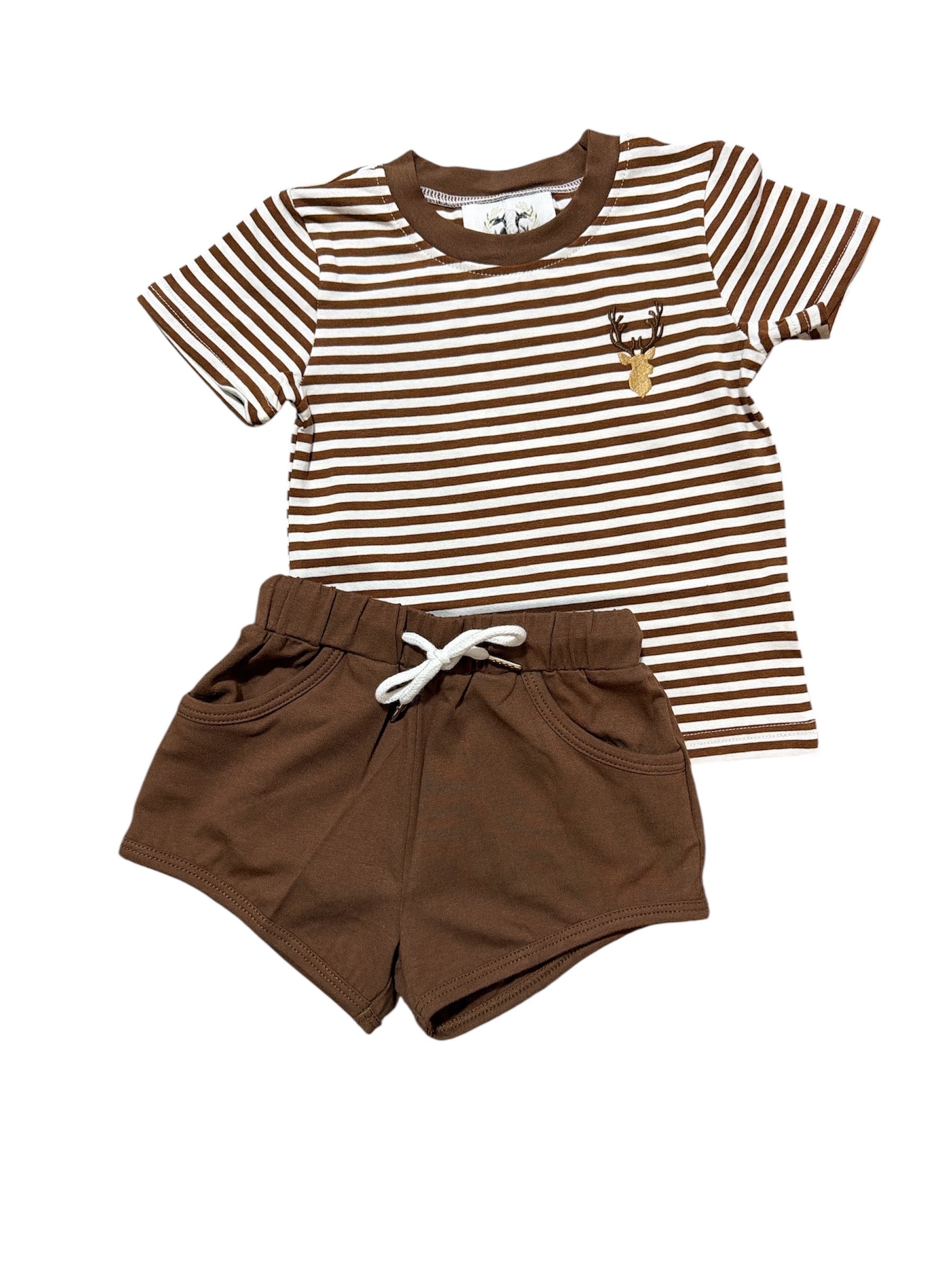 Emb Deer Boy Set