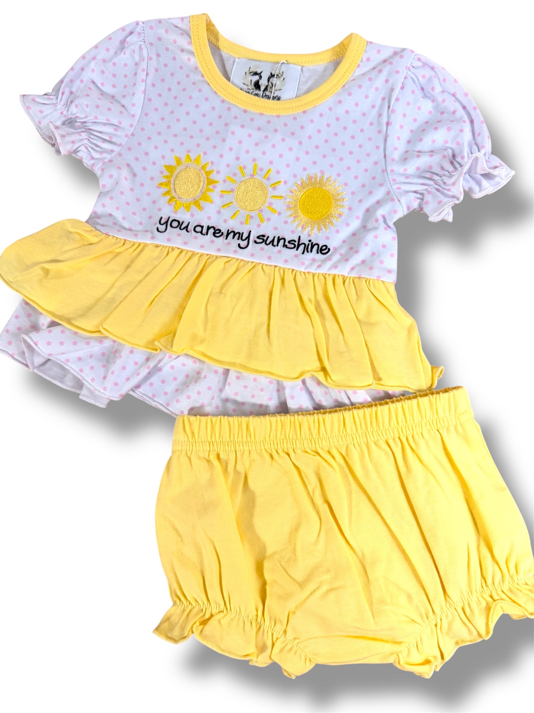 My Sunshines Girl Bloomer Set