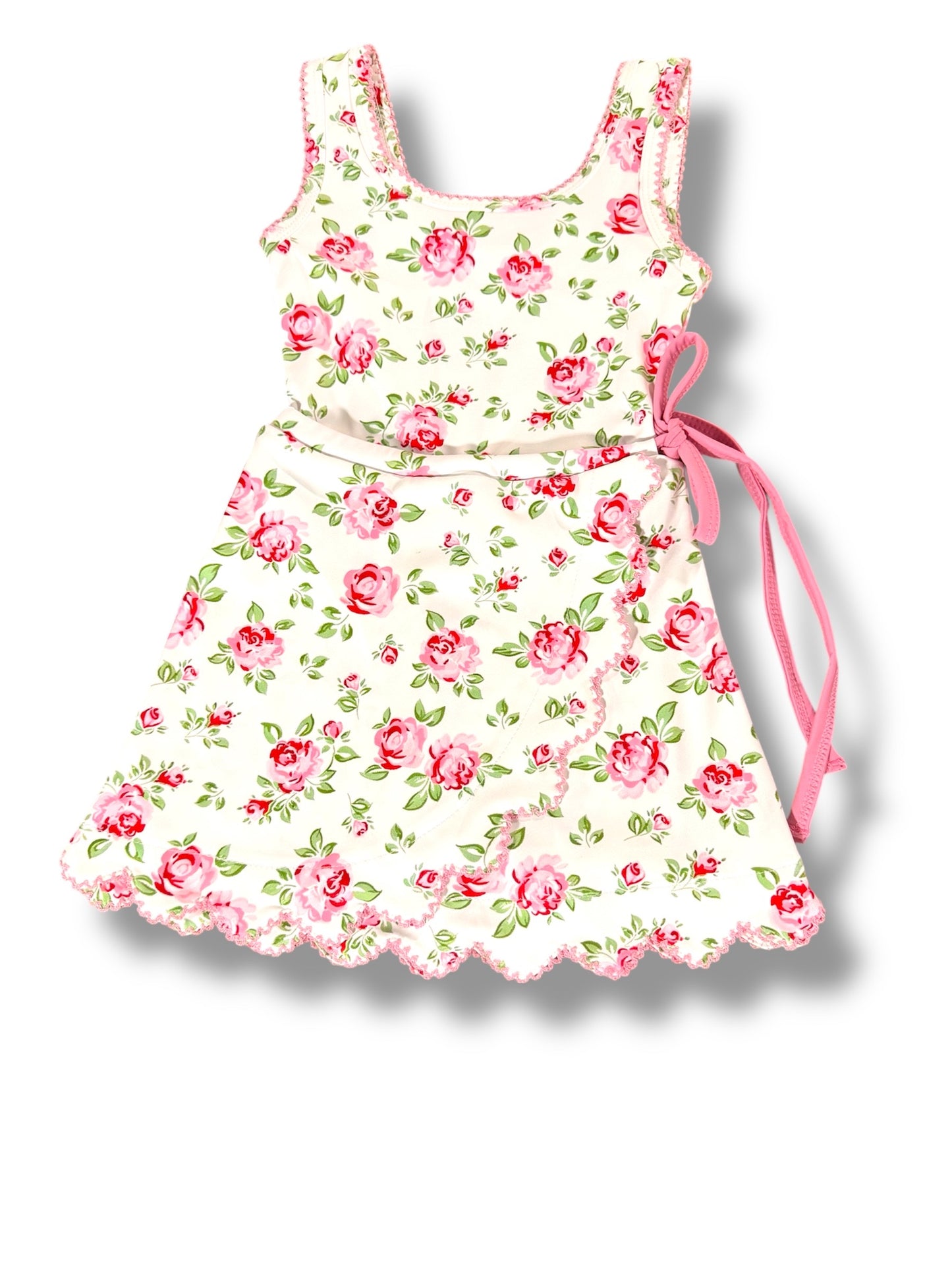 Rosebud Scallop Skort Dress