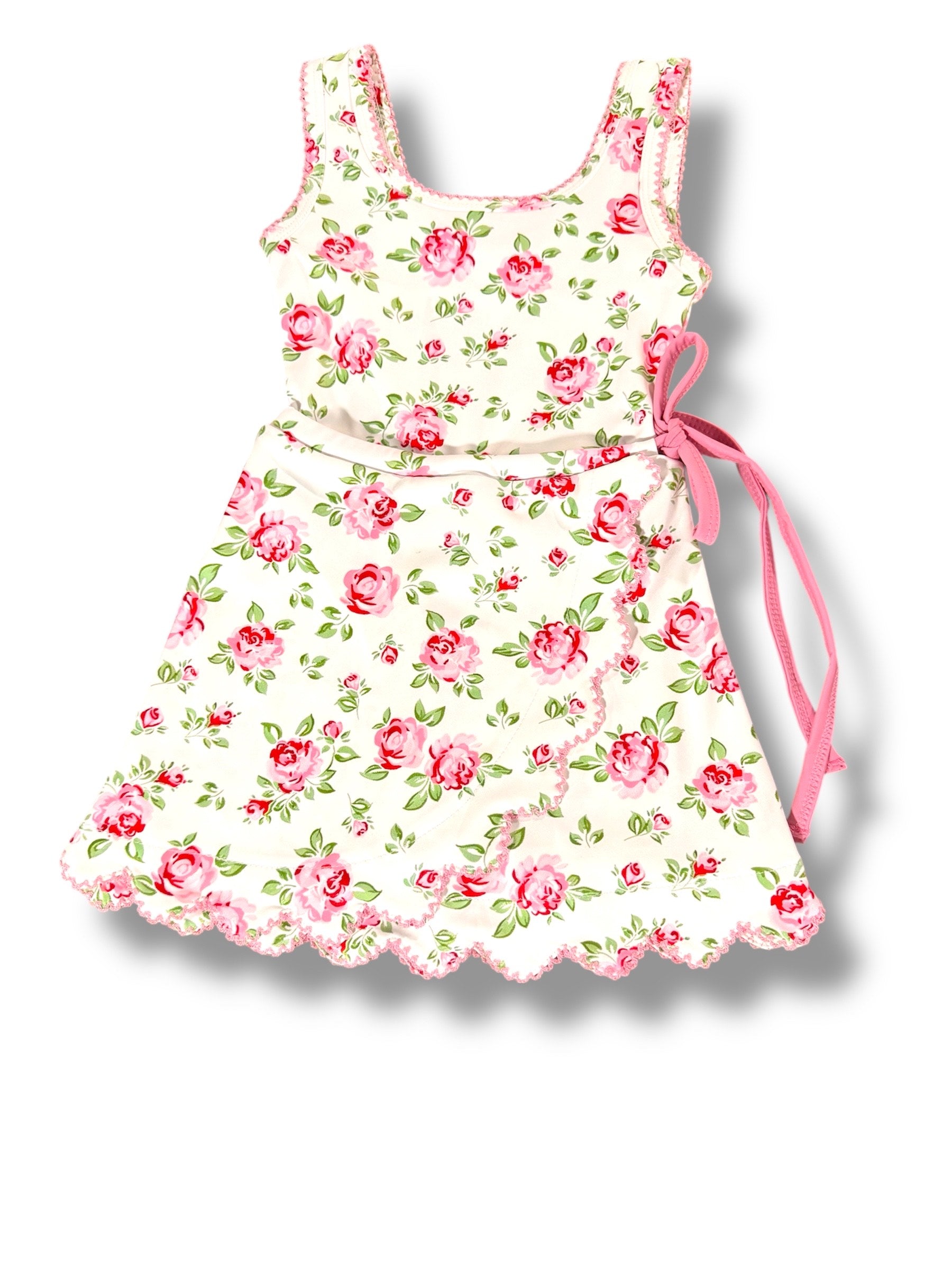 Rosebud Scallop Skort Dress