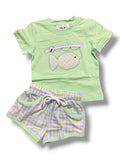 Plaid Fishing Reel Boy Set