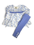 Blue Sparrow Legging Set
