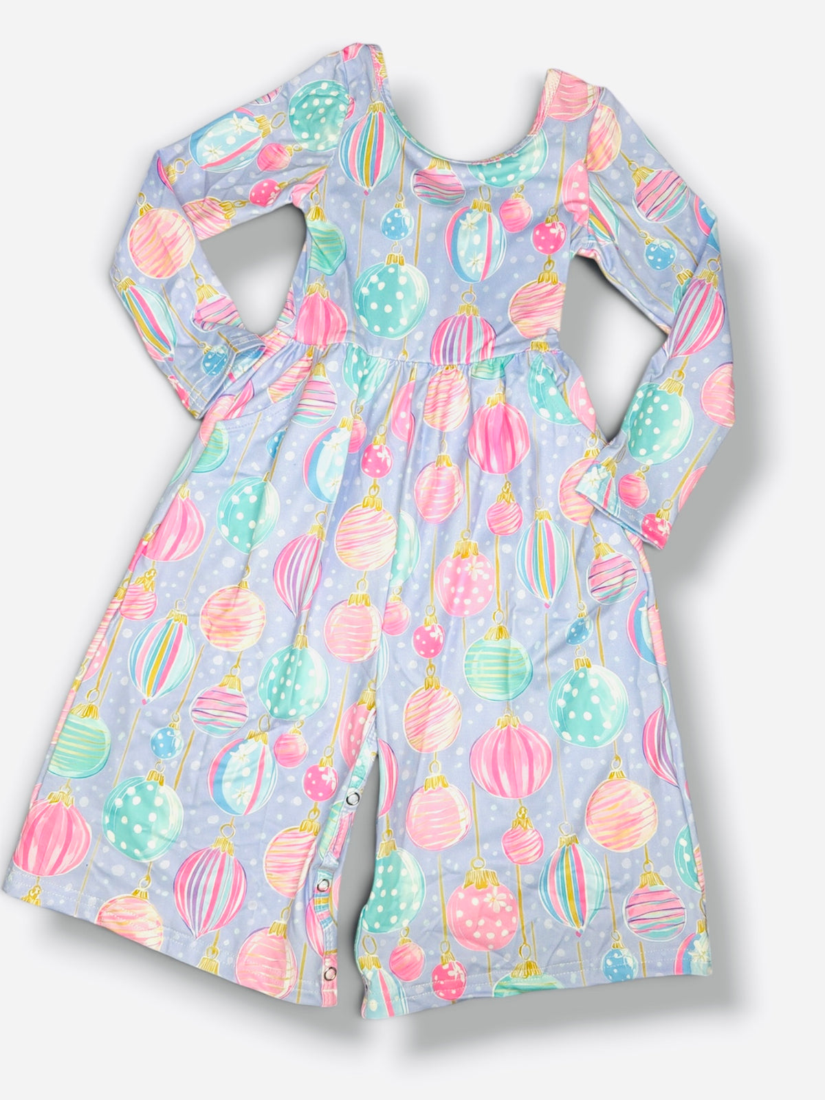 Ornament Wide Leg Romper