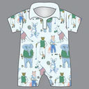Athletic Animal Club Collared Romper