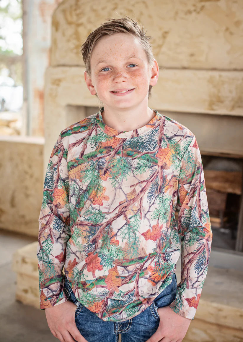 Hill Country Camo LS Perf Shirt