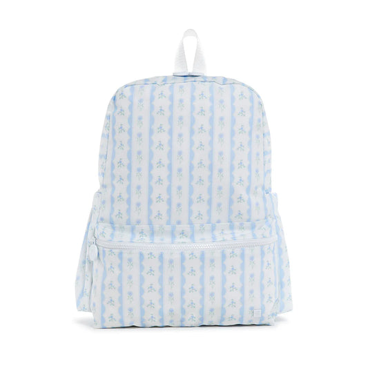 Backpacker- Ribbon Blue Floral