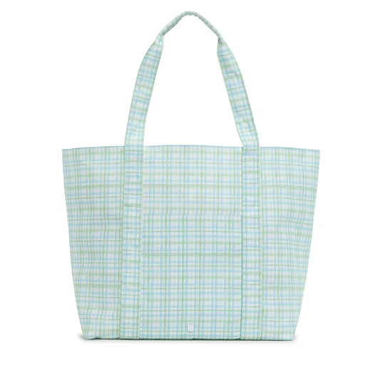 Jumbo Tote - X-large Tote Classic Plaid Green