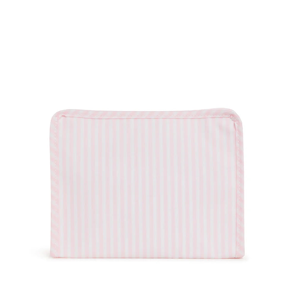 ROADIE MEDIUM Zip Pouch - PIMLICO STRIPE PINK