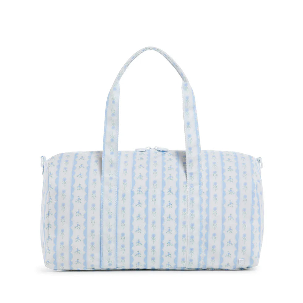 Duffel -Ribbon Floral Blue