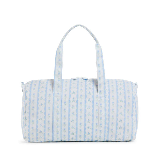 Duffel -Ribbon Floral Blue