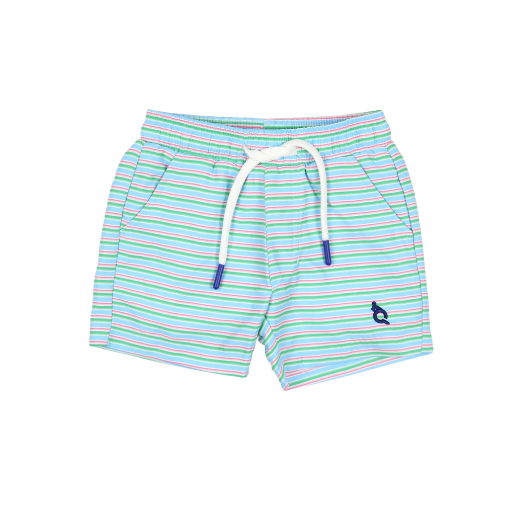 Sherbert Stripe Swim Trunk