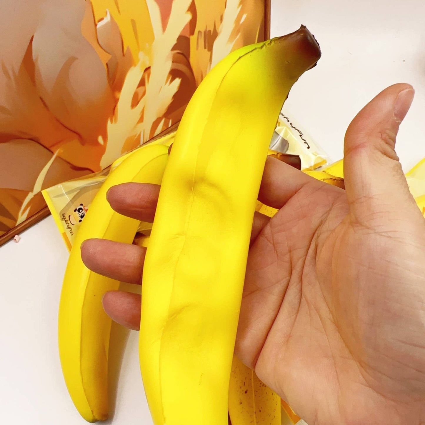 Banana Squishy Squeeze Toy Fidget Toy: Green