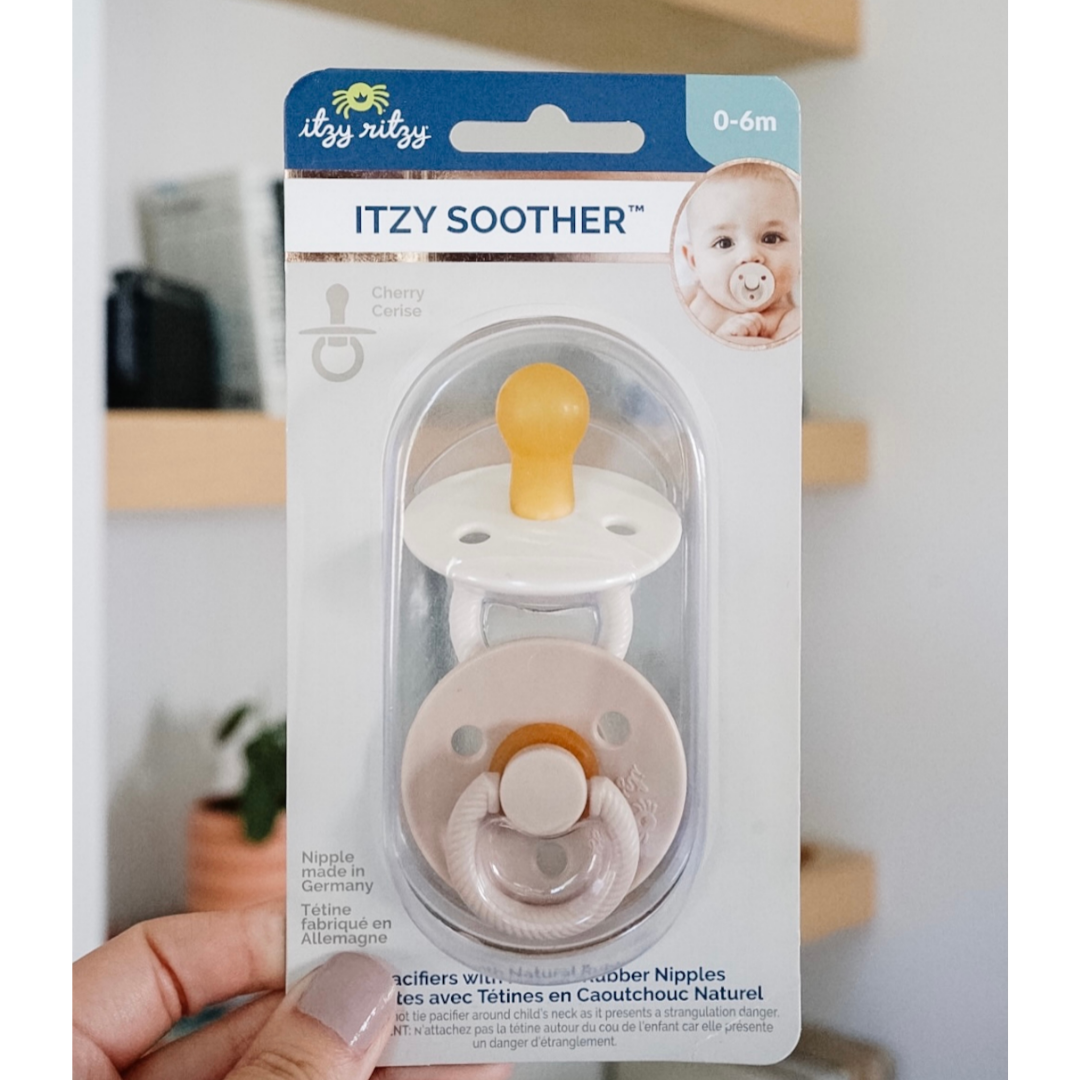 *NEW STYLES* Itzy Soother™ Natural Rubber Paci Sets: Succulent + Agave 6-18 M