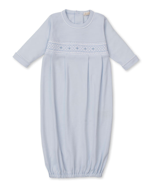 Classic Blue Sack with Smocking