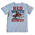 Red, White & Rowdy  Tee