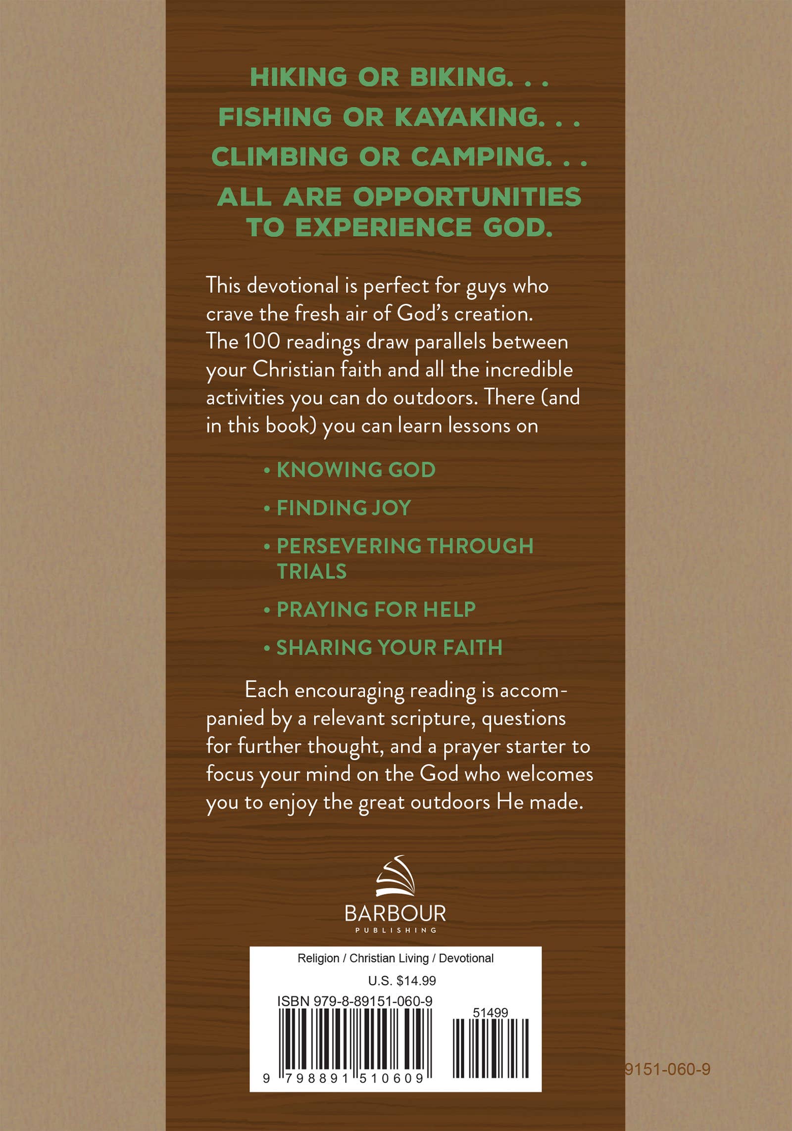 The Outdoor Adventure Devotional