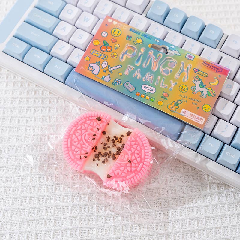Oreo Squishi Toy Squishy Squeeze Toy Fidget Toy: 1-6.5cm