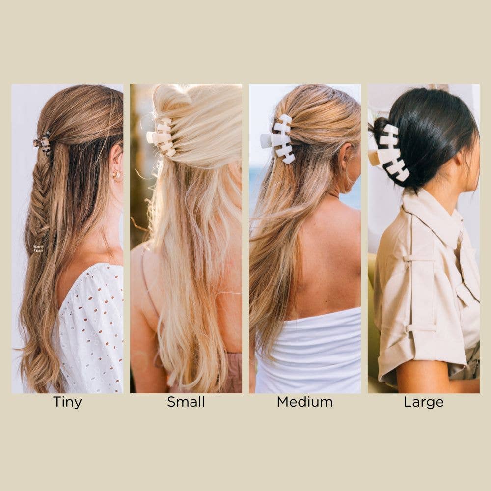 Classic Hair Clip | Large | Blonde Tortoise