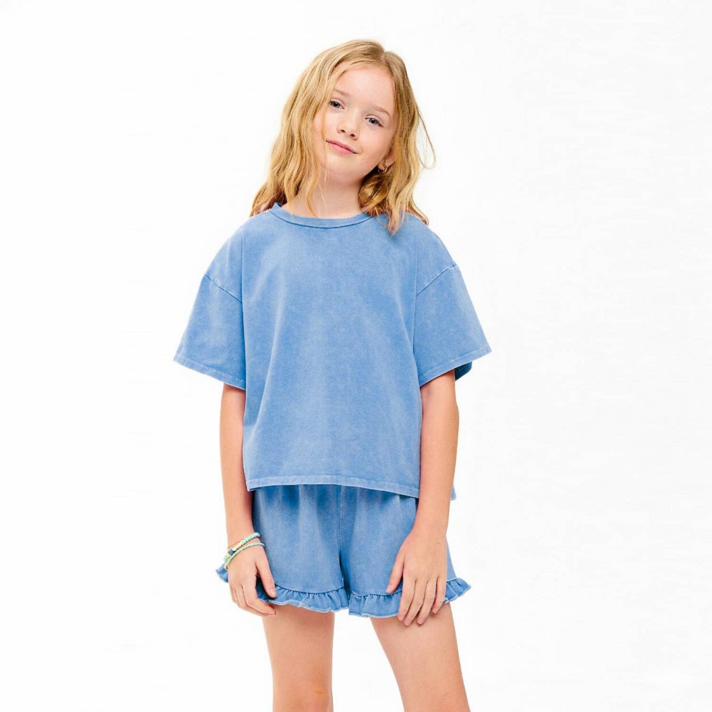 Mineral Washed Set: Denim Blue