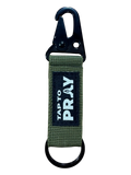 Tap To Pray™ - Tactical Carabiner Keychain: Green