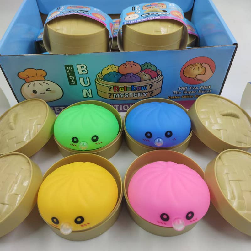 DUMPLINGS blow bubbles Squishy Squeeze Toy Fidget Toy: Random delivery