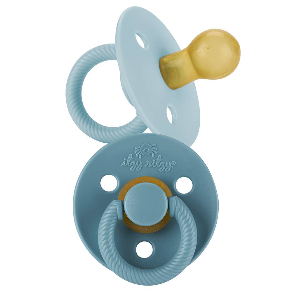 *NEW STYLES* Itzy Soother™ Natural Rubber Paci Sets: Succulent + Agave 6-18 M