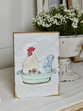 Decorative Blocks: Hen