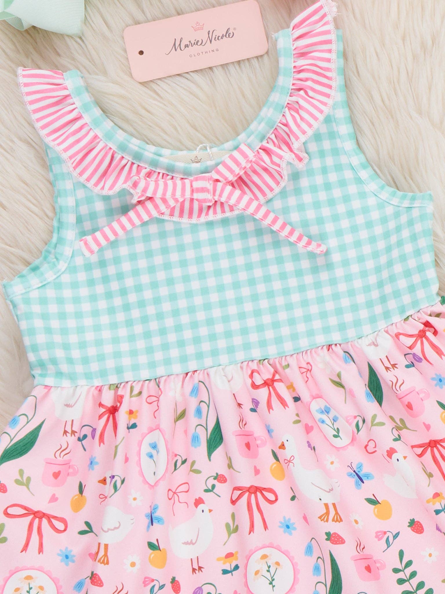 Farmyard Bow Dress