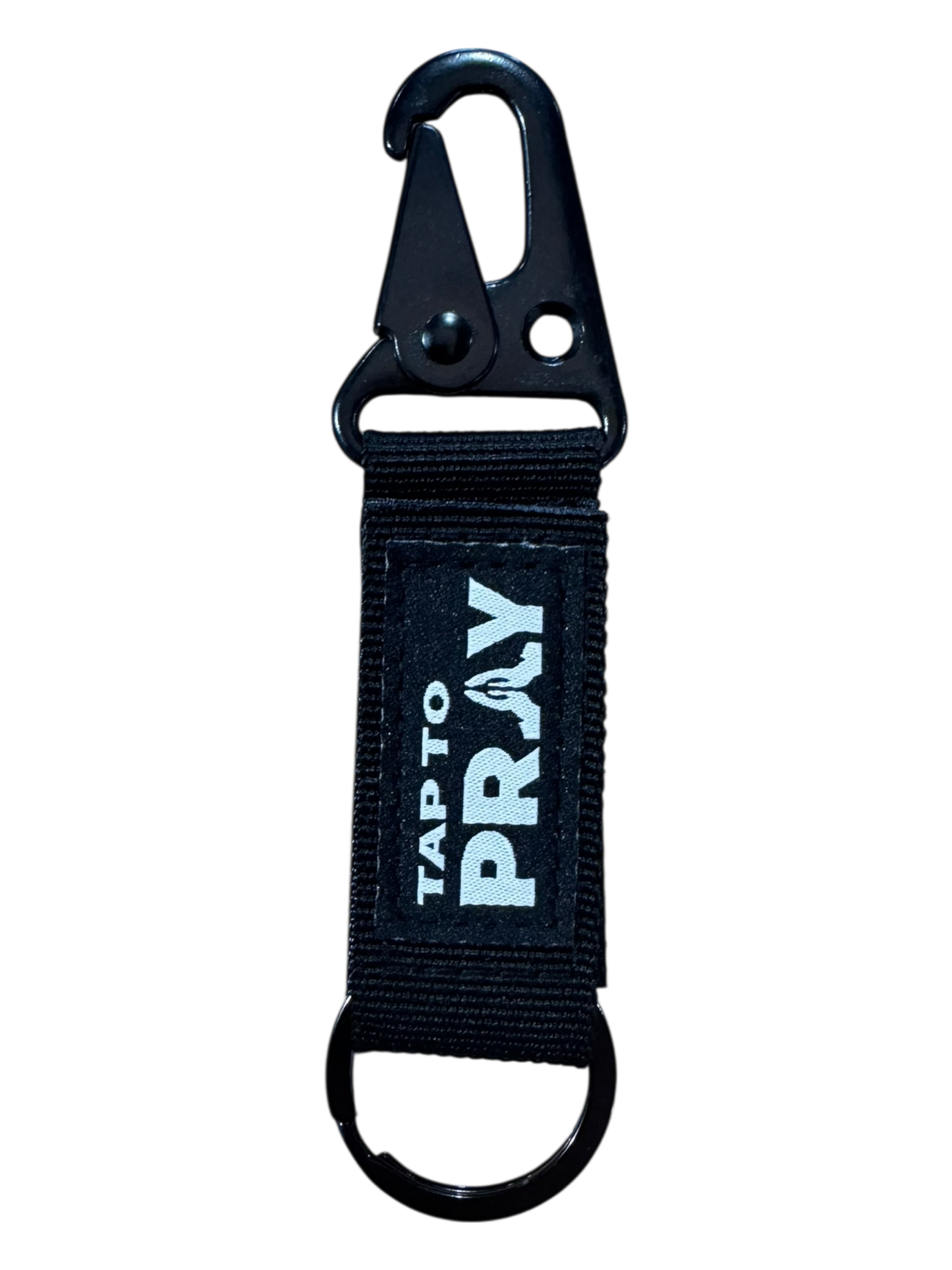 Tap To Pray™ - Tactical Carabiner Keychain: Green