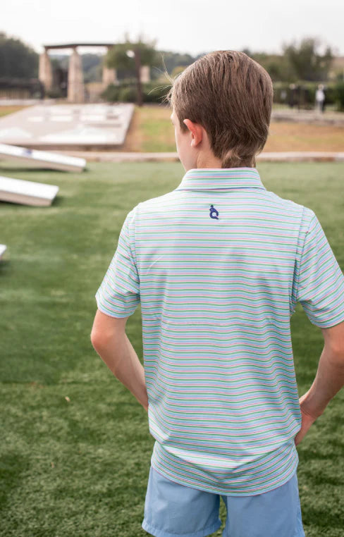 Sherbert Stripe Polo