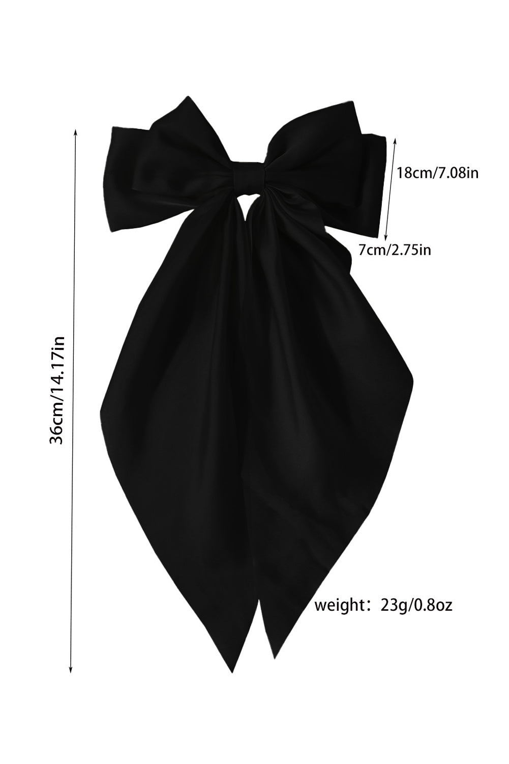 Black Oversize Bow