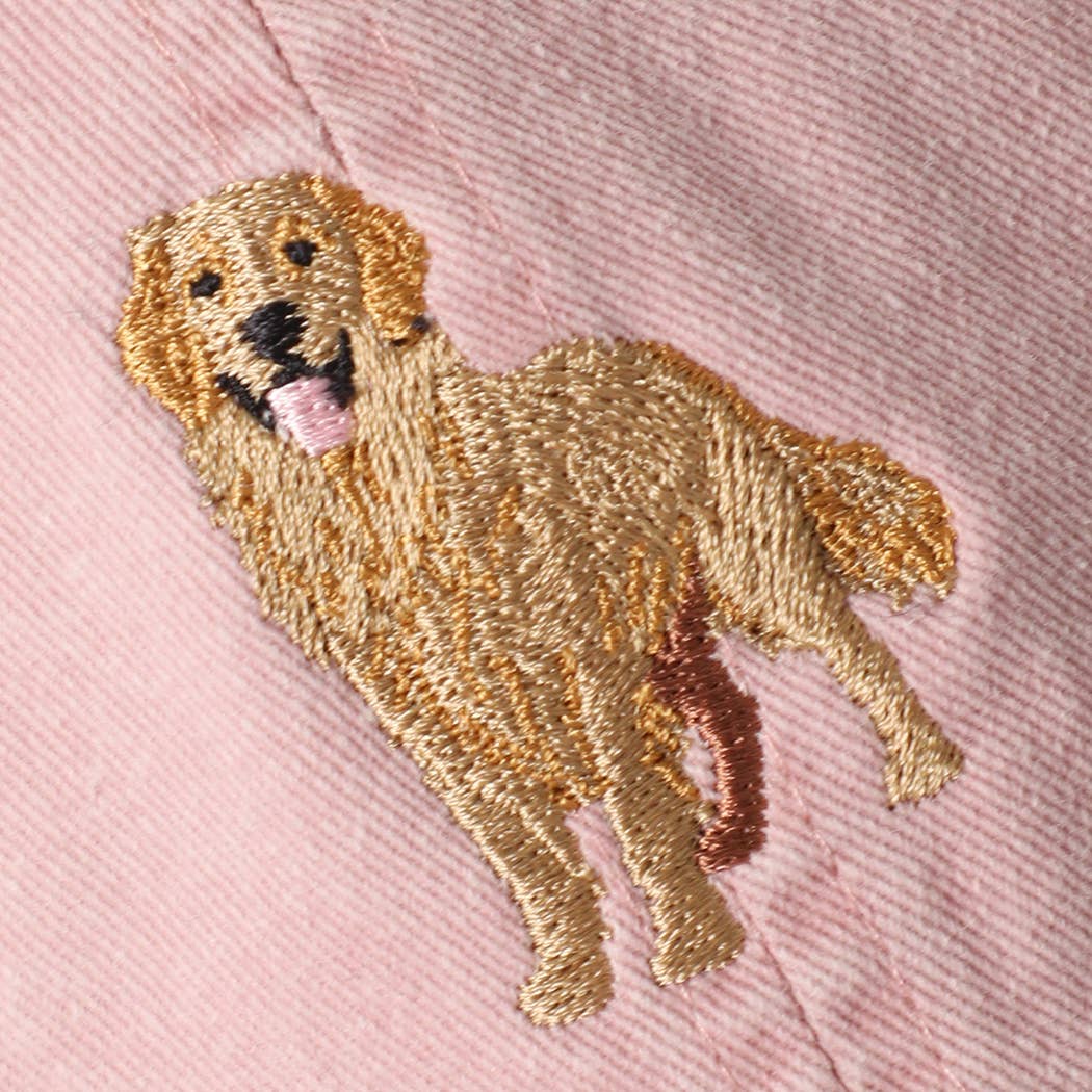 Golden Retriever Embroidered Pigment Dyed Baseball Cap: BLUEMINT
