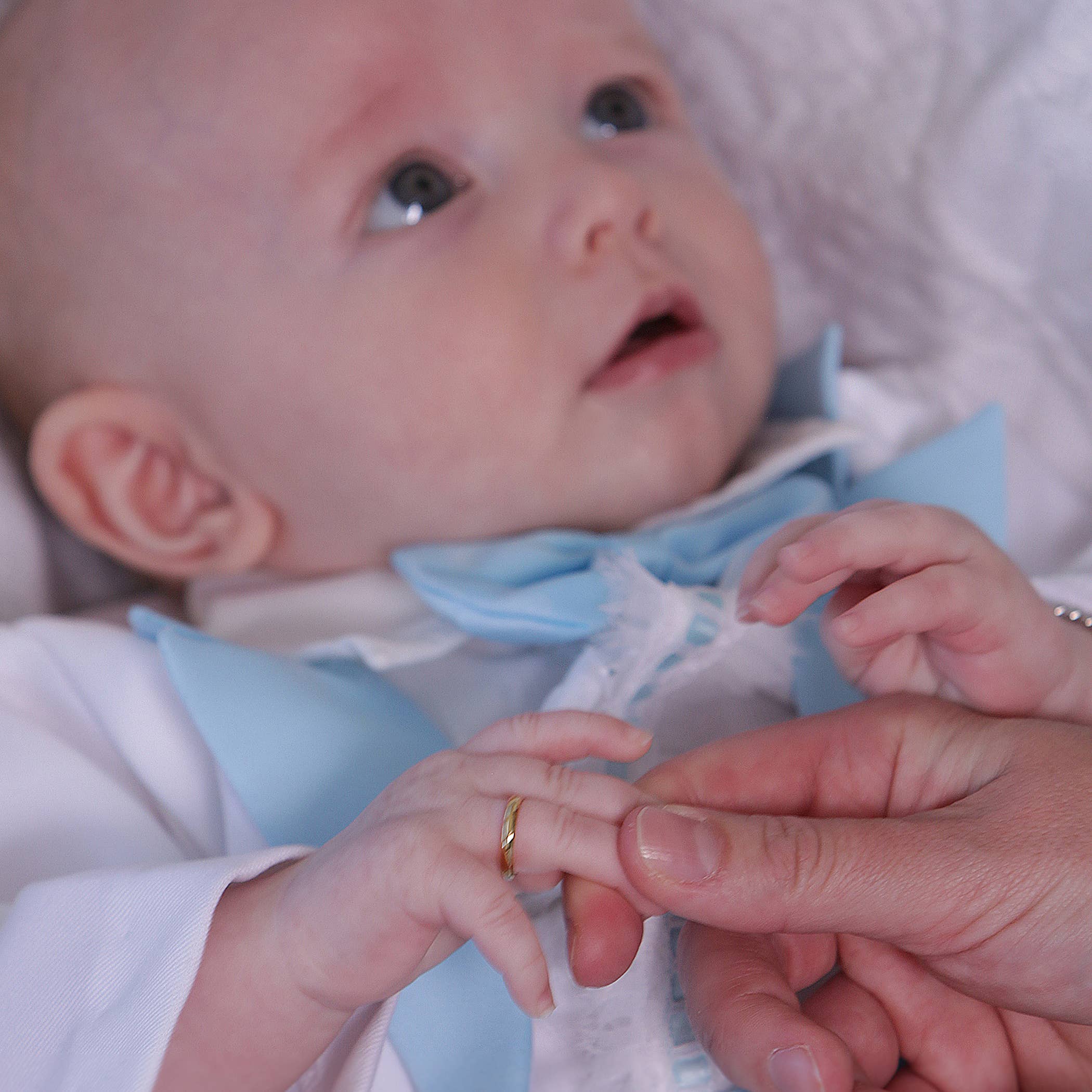 14K Gold-Plated Gold Band Baby Ring - 2mm Band