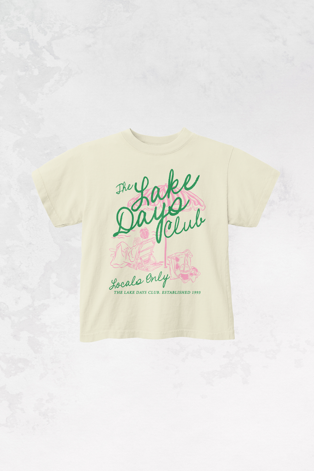 * KIDS * The Lake Days Club Boxy T-Shirt