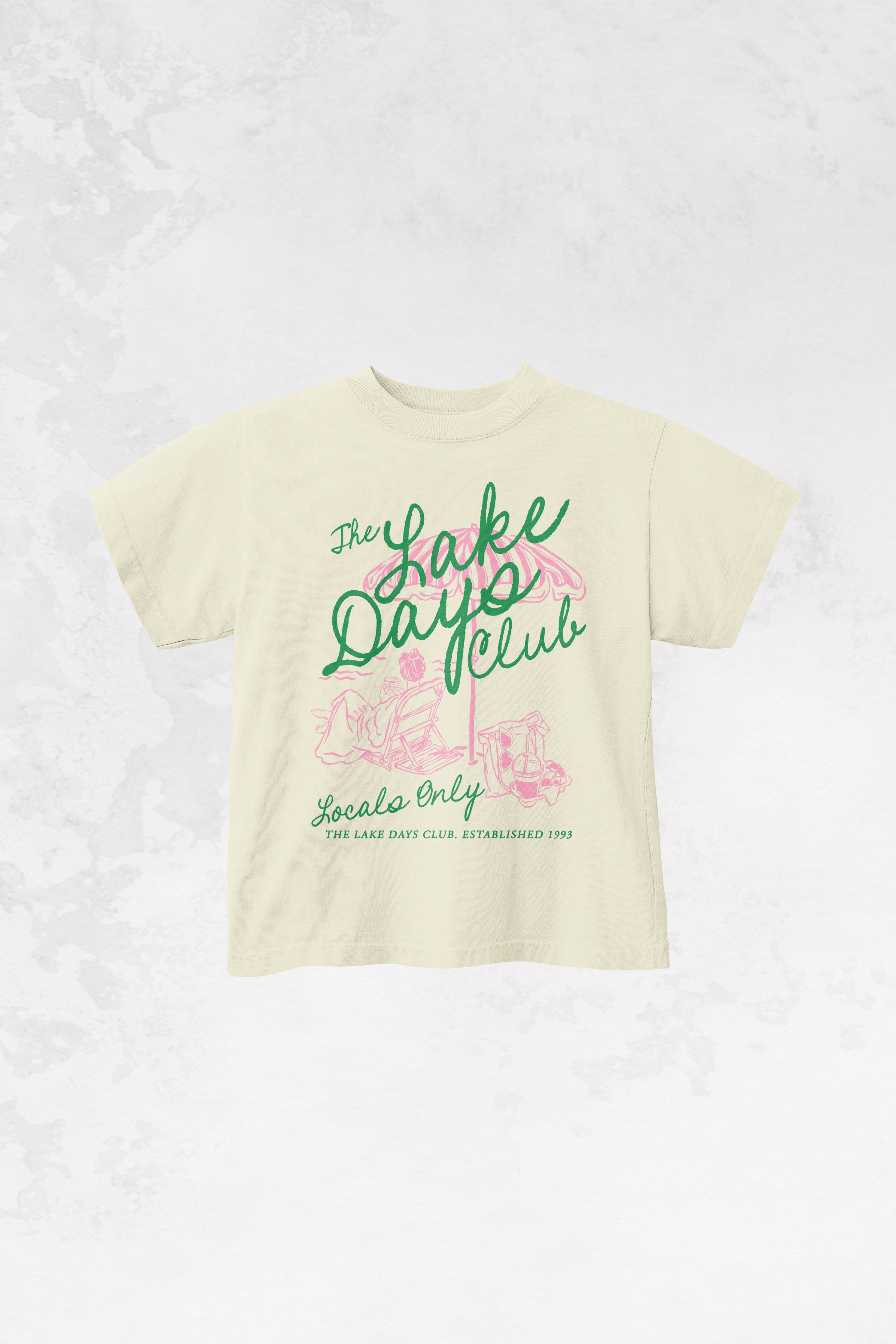 * KIDS * The Lake Days Club Boxy T-Shirt
