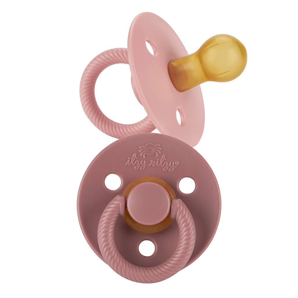 *NEW STYLES* Itzy Soother™ Natural Rubber Paci Sets: Succulent + Agave 6-18 M