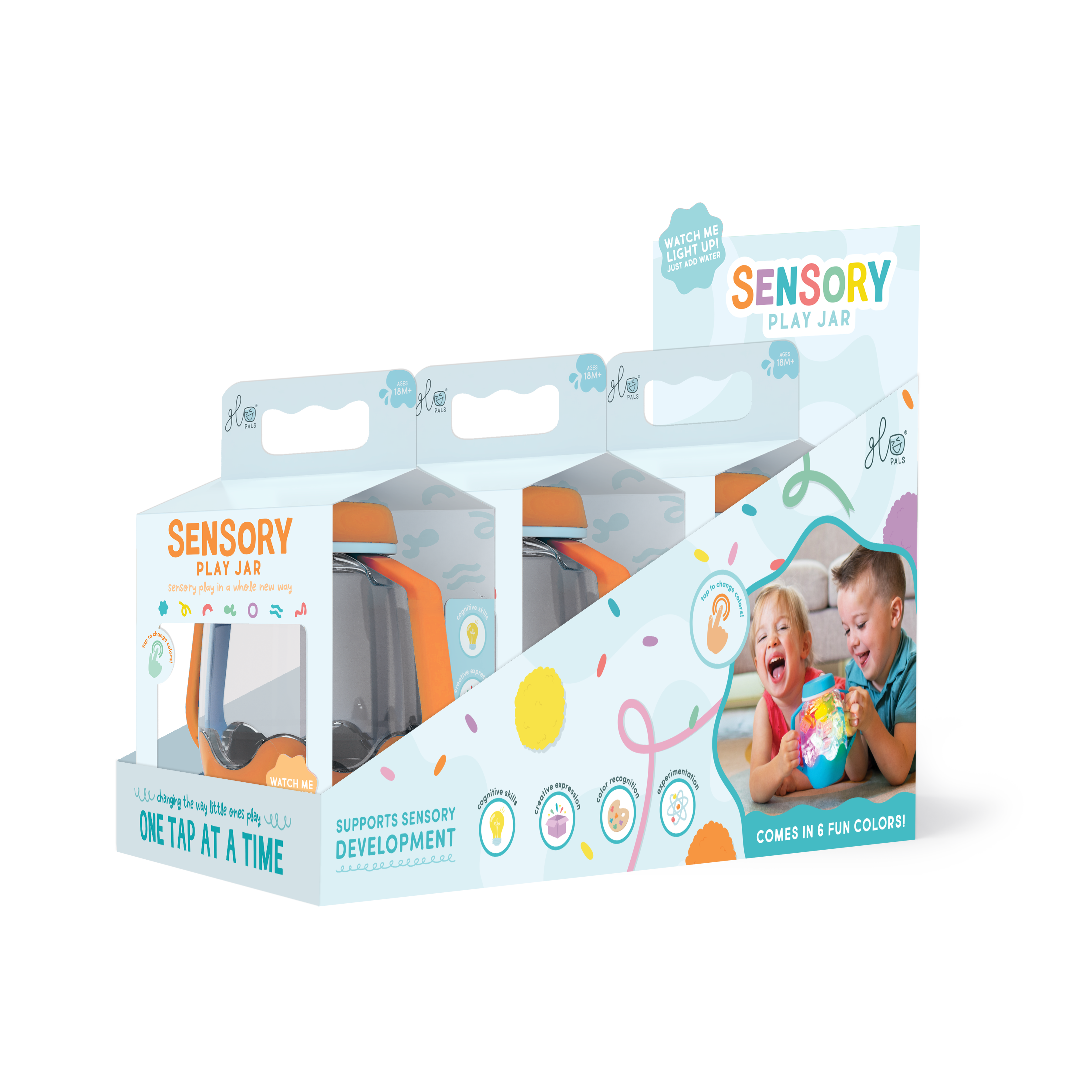 Orange Sensory Play Jar (NEW)