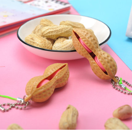 Soft PU Realistic Peanut Squeeze Toy: Peanut
